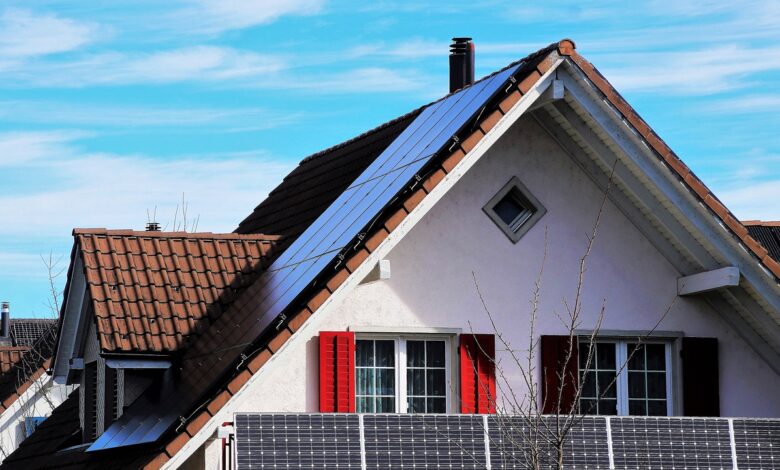 the roof of the, house, the window